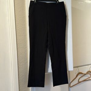 Black scrunchie waist slacks